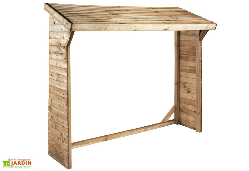 Abri Range-Bûches En Bois Lotus - 1,5 M³ – Image 2