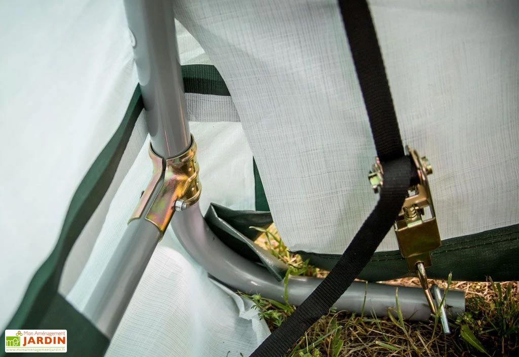 Abri De Jardin En Toile Renforcée Avec Porte Amovible - 183 X 183 Cm – Image 6