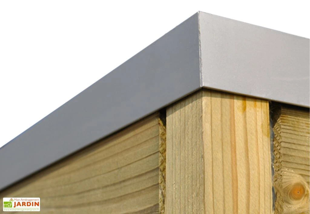 Abri De Jardin En Bois Traité Autoclave Et Auvent - 28 Mm – Image 5