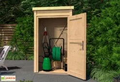 Armoire De Jardin En Bois D’Épicéa 95 X 102 X 200 Cm (4 Coloris)