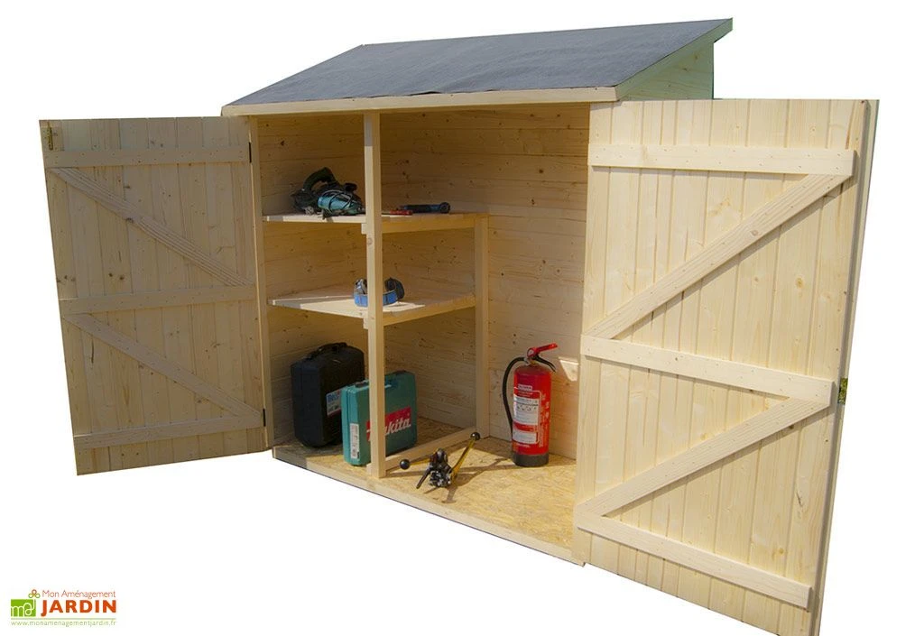 Armoire De Rangement Bois 16mm - 72 X 175 X 174 Cm – Image 2