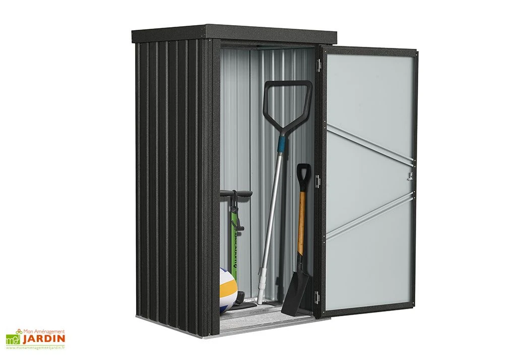Armoire De Jardin En Acier Galvanisé Azione 81 X 98 X 180 Cm – Image 3
