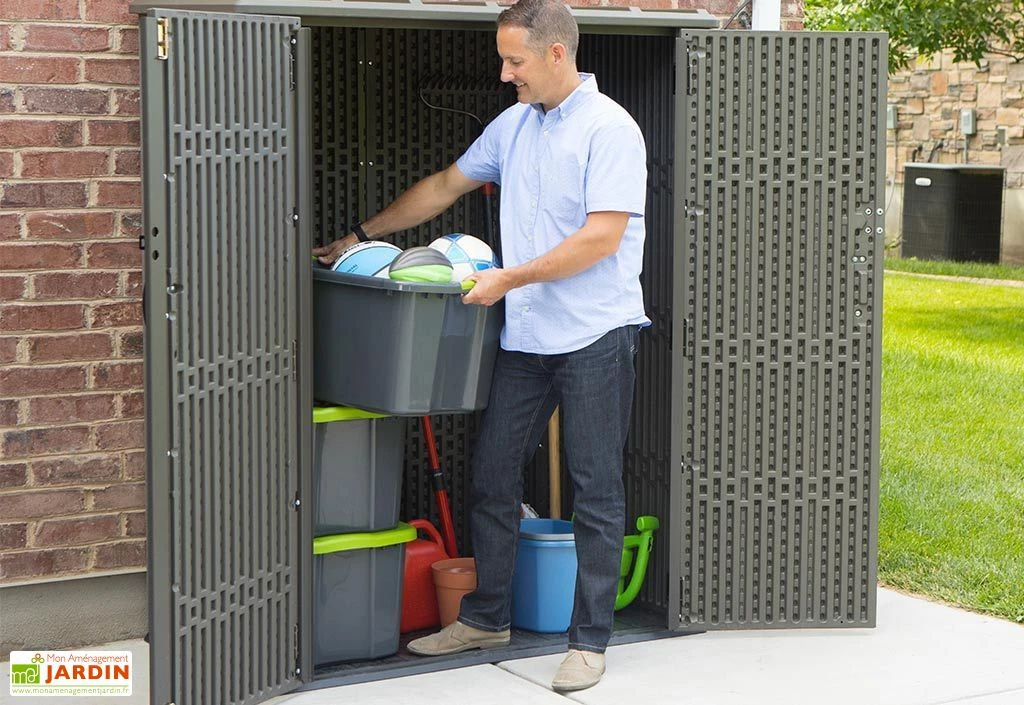 Armoire De Rangement Jardin En PVC Lifetime 1509 Litres – Image 3