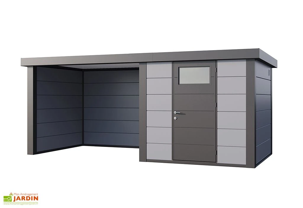 Abri De Jardin En Métal Avec Auvent Lounge – 12,5 M² – Image 2