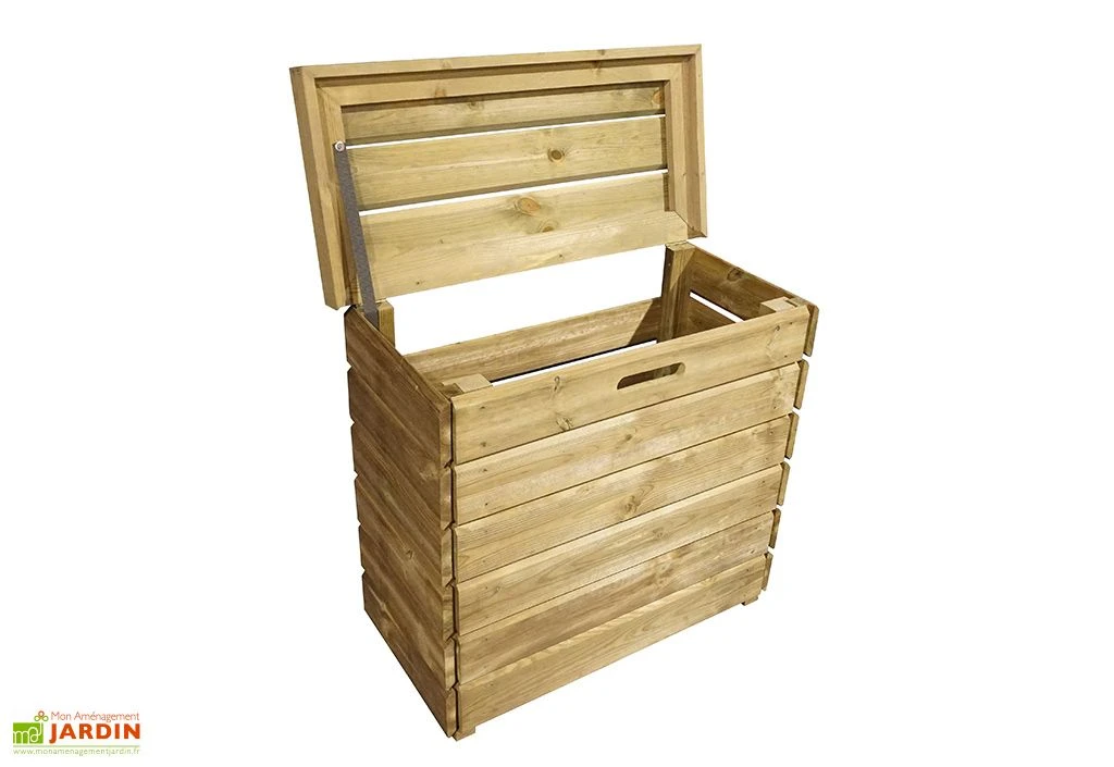 Cache Bouteille De Gaz En Bois Traité (2 Bouteilles) – Malo – Image 3