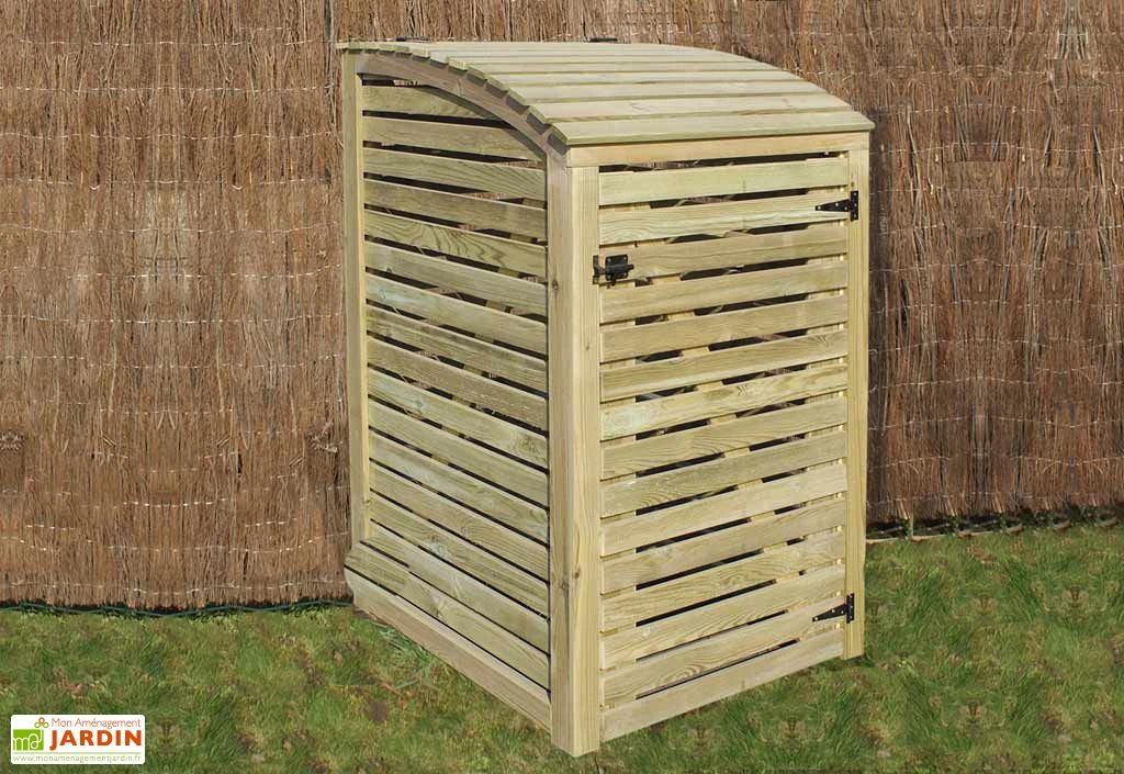 Cache-Poubelle Simple En Pin Autoclave Swing E (88x75x137cm) – Image 2