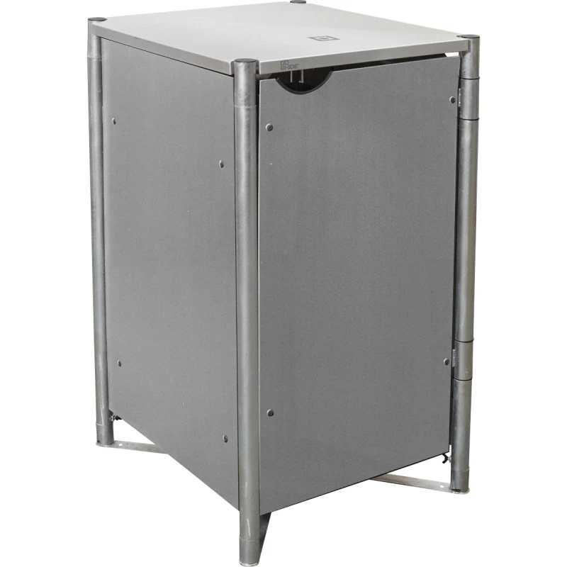 Cache-poubelle Müllbox En Aluminium Gris 240L – HIDE – Image 2