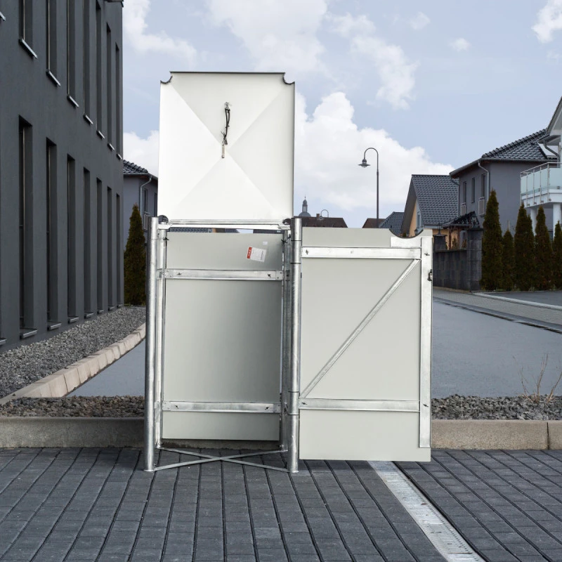 Cache-poubelle Müllbox En Aluminium Noir 240L – HIDE – Image 5