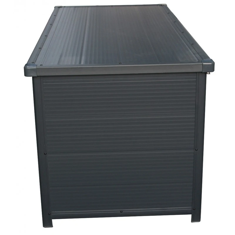 Coffre De Jardin En Résine Anthracite 610L - Jôbu – Image 5