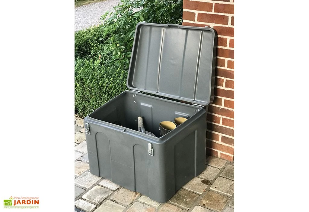 Coffre De Jardin Avec Grenouillères Cadenassables – 140 L – Image 5