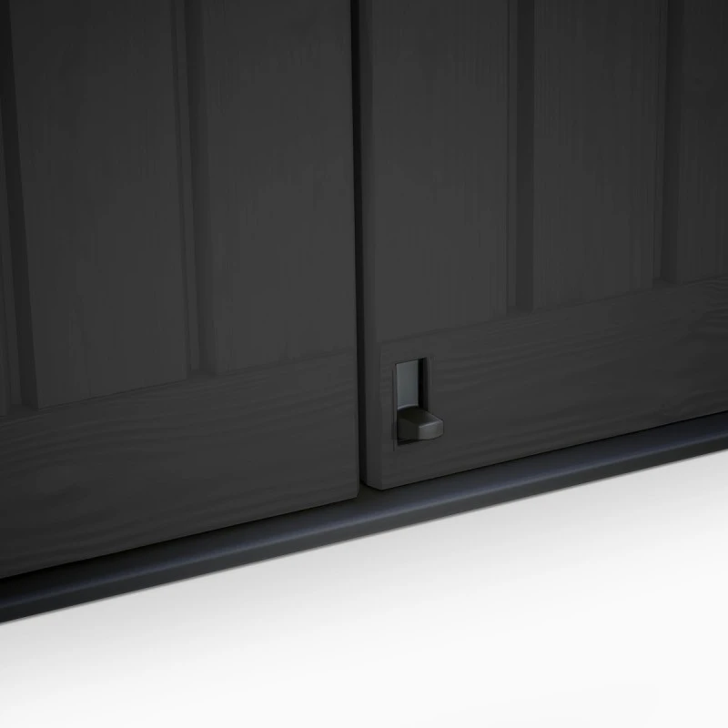 Coffre De Jardin Multifonctions En Résine 1200L Toit Plat Noir - Keter – Image 5