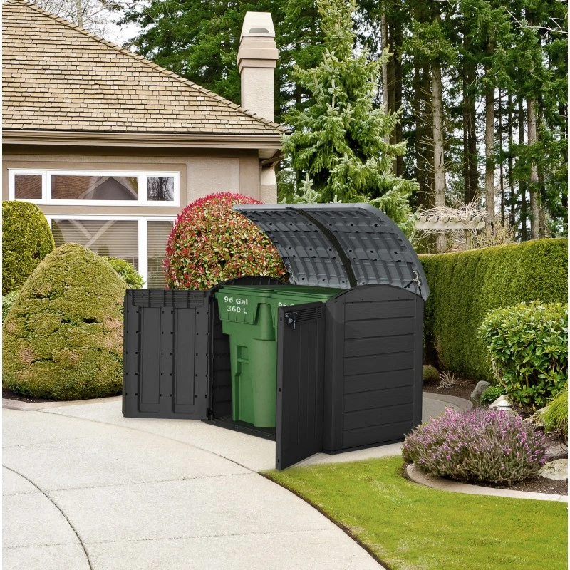 Coffre De Jardin Multifonctions En Résine Anthracite 2000L - Keter – Image 6