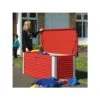 Coffre De Rangement En Métal Rouge 1000L Patio Box 1,46m² TRIMETALS