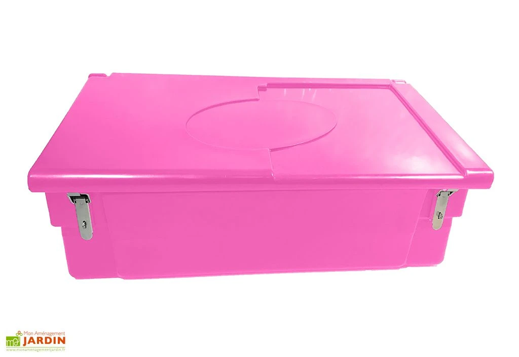 Coffre De Jardin Avec Poignées + Grenouillères + Cadenas – 100 L – Image 2