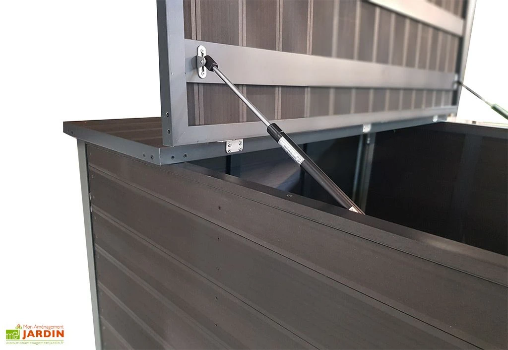 Coffre De Jardin En Composite 155 X 115 X 120 Cm – Util’ Multifonctions – Image 4