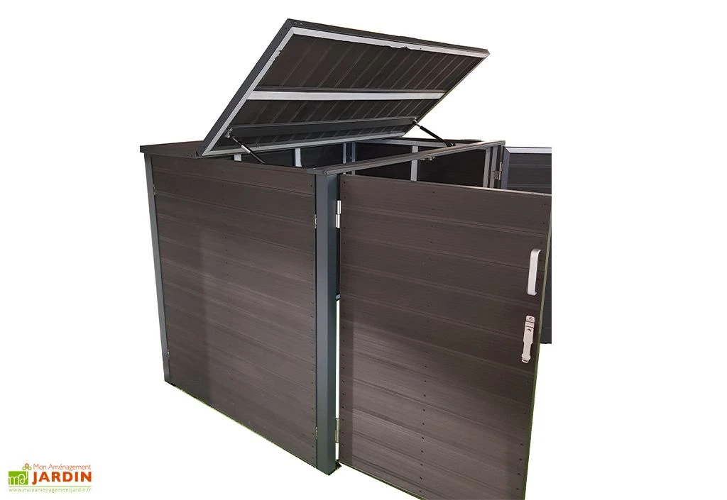 Coffre De Jardin En Composite 155 X 115 X 120 Cm – Util’ Multifonctions – Image 3