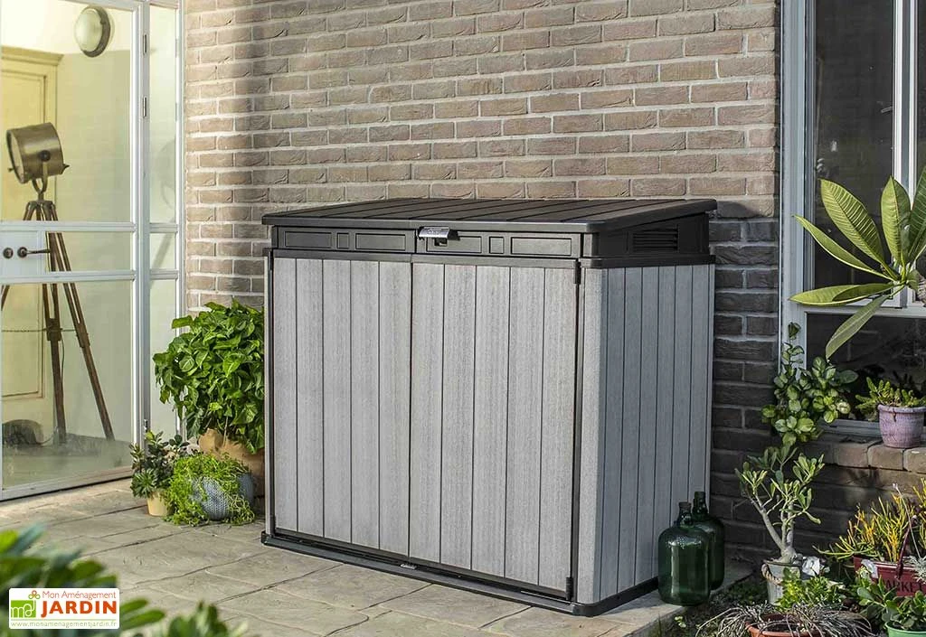 Coffre De Rangement Extérieur En Résine Brossium 1150 L