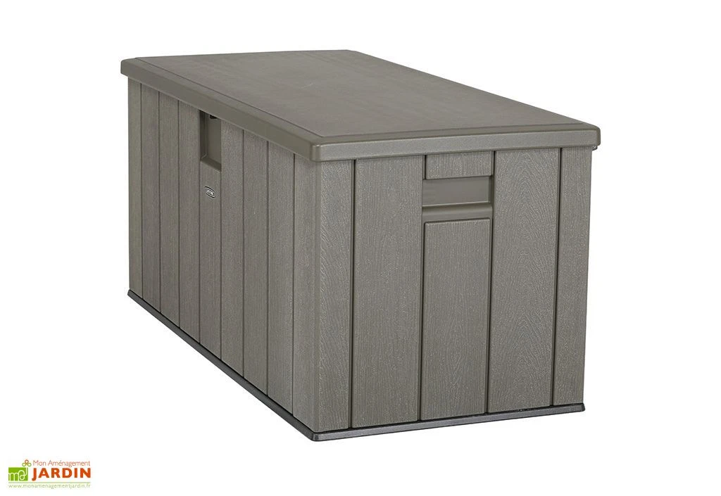 Coffre De Rangement En Lifetime En PEHD Imitation Bois 570 L – Image 6