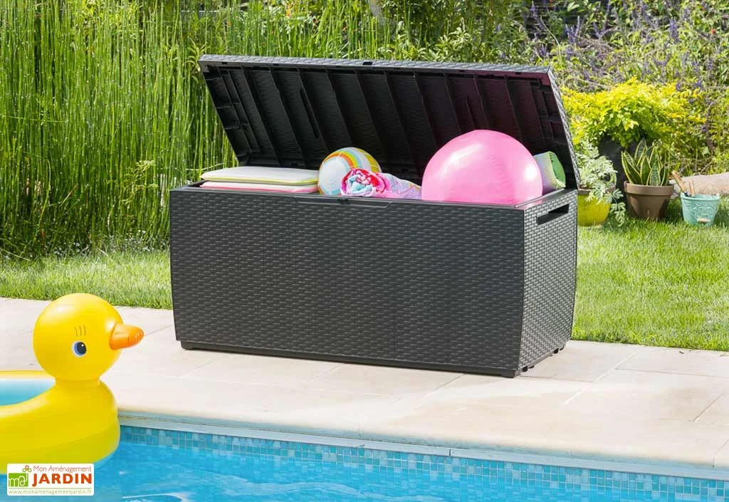 Keter Coffre De Rangement En Résine Tressée Tropic 302L