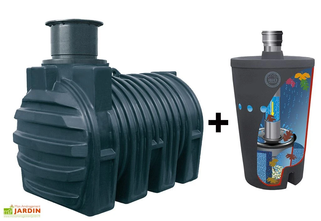 Cuve Récupérateur Eau Enterrée 3200L Nappes Souterraines + Biovitor – Image 3