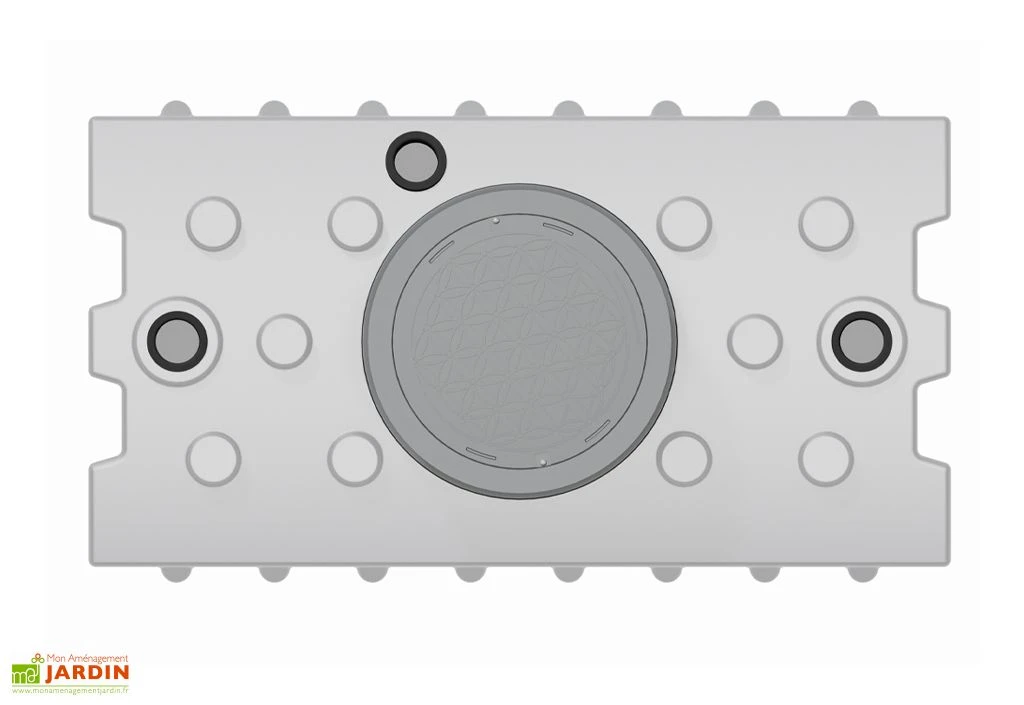 Cuve De Récupération D’eau De Pluie Enterrée – 2000 L Plate – Image 2