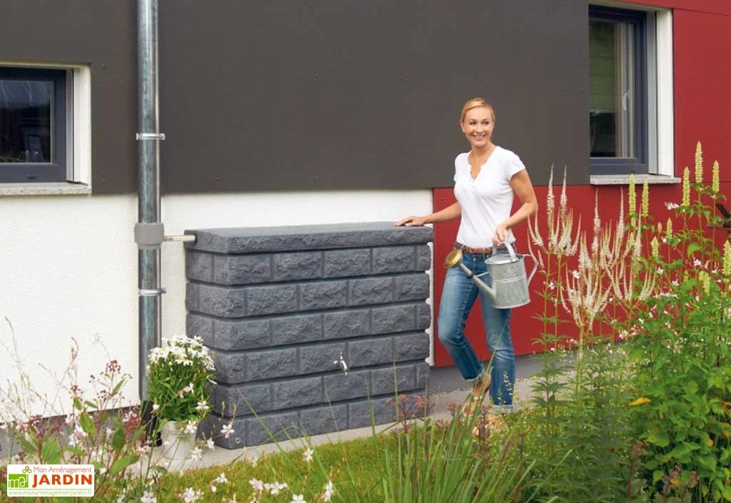 Garantia Cuve Récupération D'Eau Pluie Murale Rocky 400L
