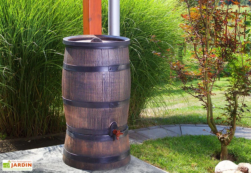 Roto Cuve Récupération D’Eau Pluie Tonneau 240 L – Image 3
