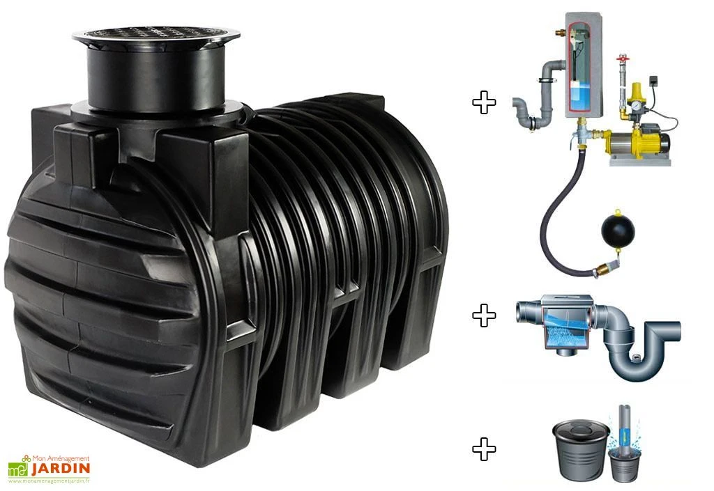 Cuve Recuperateur Eau Clever M 3400 L