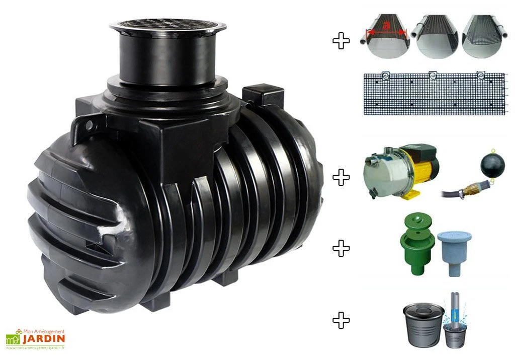 Cuve Recuperateur Eau Purist 2000 L