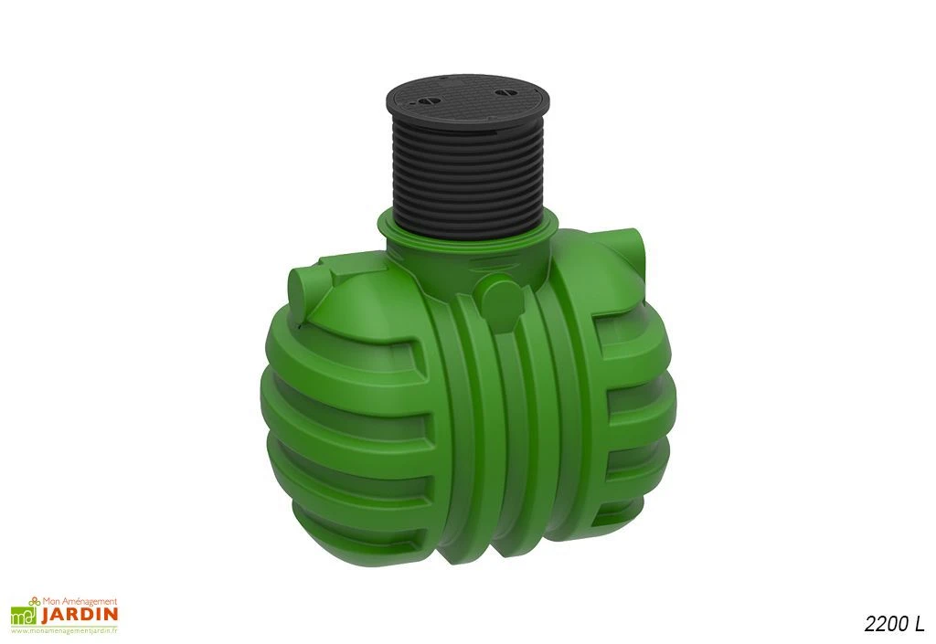 Roto Cuve Récupération D’Eau Enterrée En Polyéthylène Roterra (7 Tailles) – Image 2