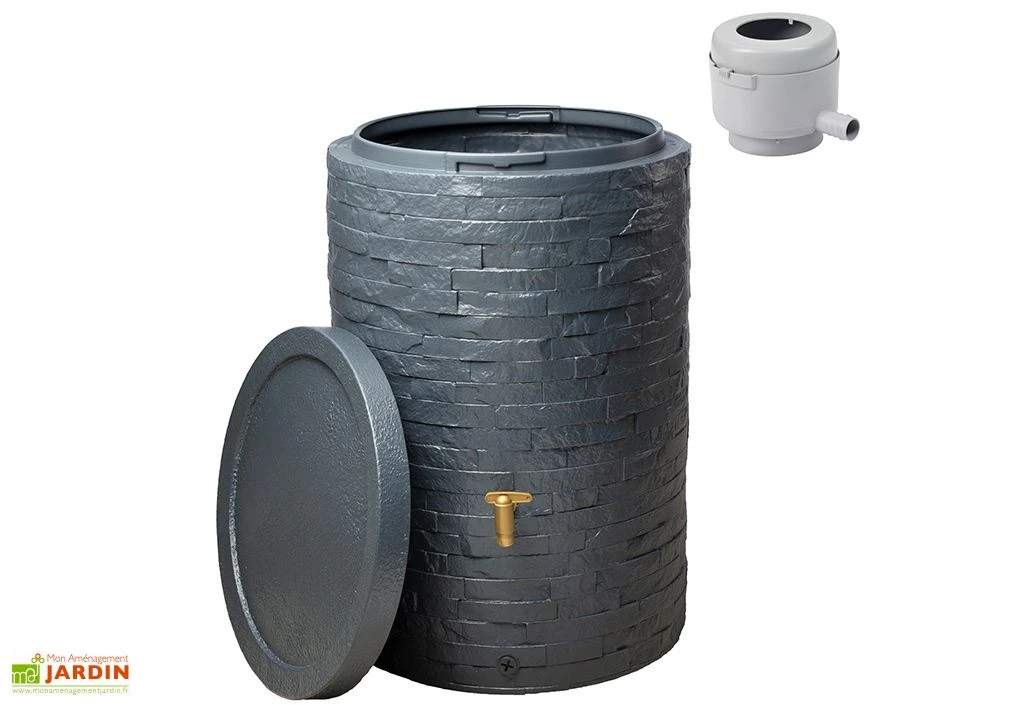 Garantia Récupérateur D'eau De Pluie Avec Collecteur Et Robinet - Arondo – Image 2