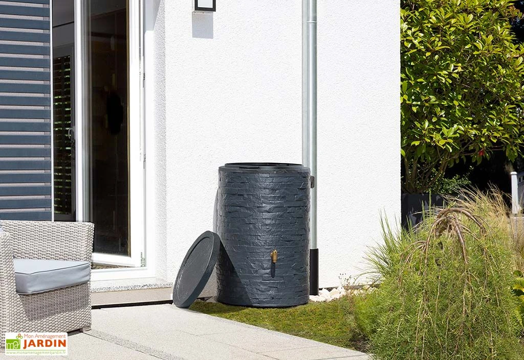 Garantia Récupérateur D'eau De Pluie Avec Collecteur Et Robinet - Arondo
