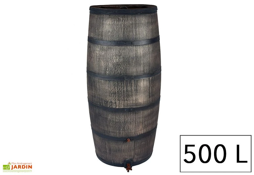 Roto Cuve Récupération D’Eau Pluie Tonneau 500 L – Image 2