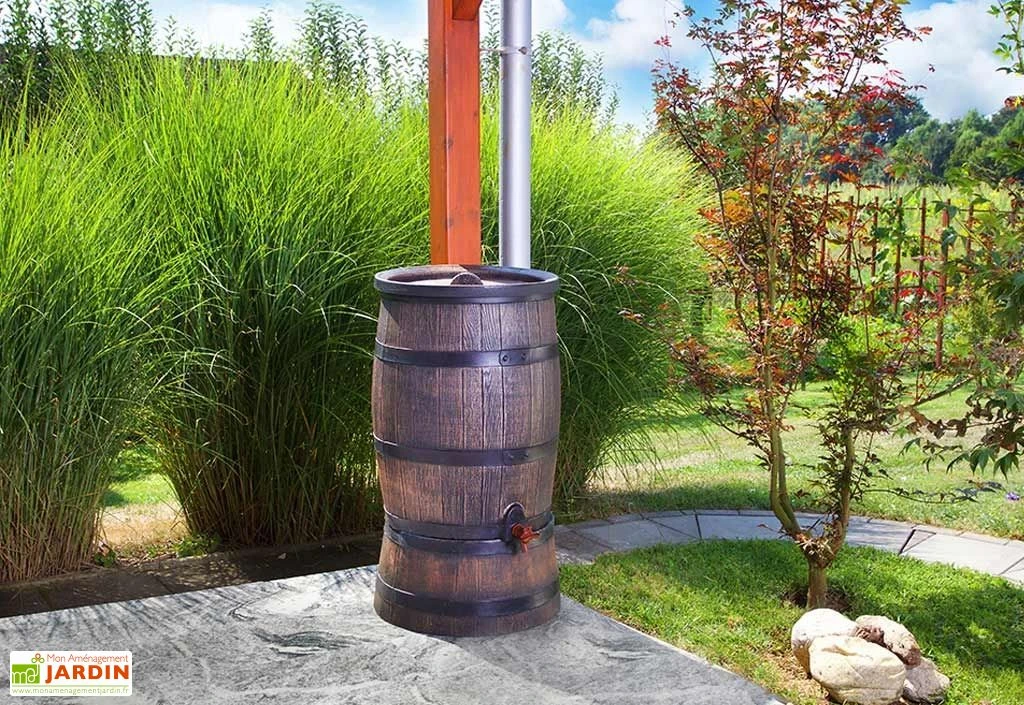Roto Cuve Récupération D’Eau Pluie Tonneau 50L – Image 3