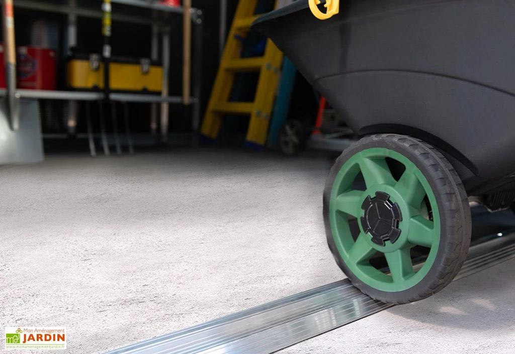 Abri De Jardin En Polycarbonate Et Aluminium Yukon 20 M² - Gris – Image 6