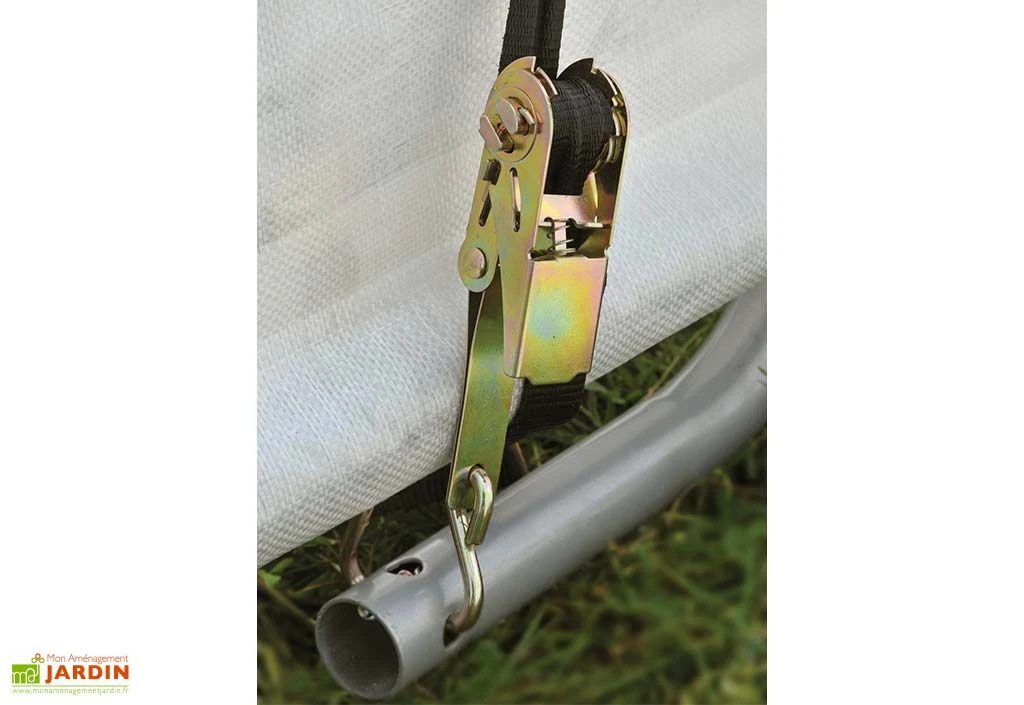 Abri De Jardin En Toile Polyéthylène Et Acier 9 M² – Image 5