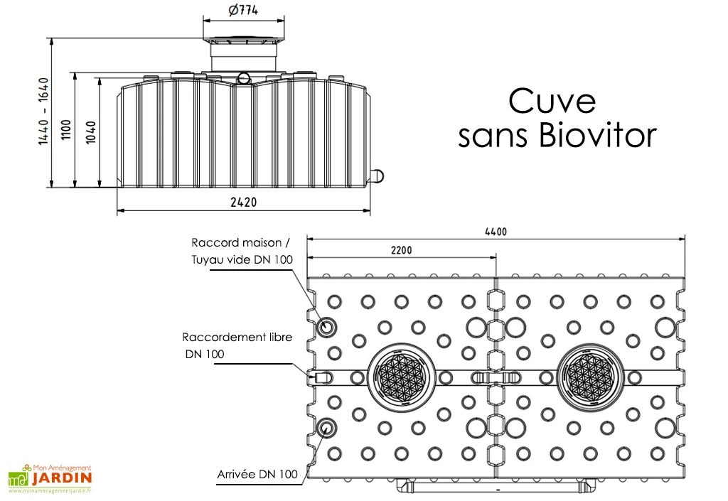 Cuve De Récupération D’eau De Pluie Enterrée – 10 000 L Plate – Image 4
