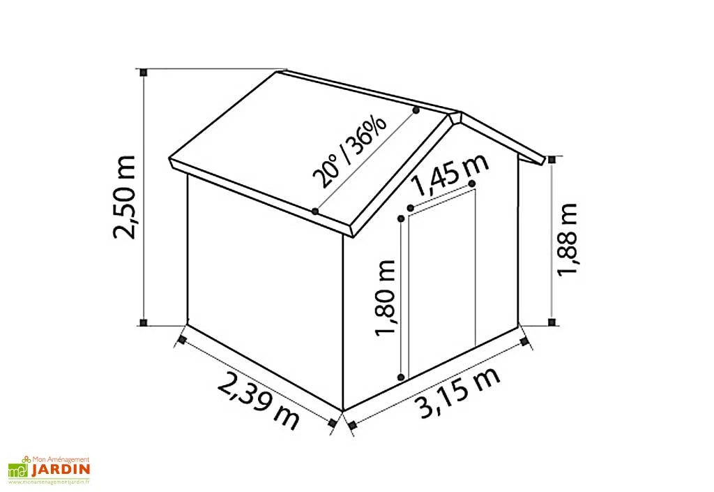 Grosfillex Abri De Jardin PVC Utility 7,5 – Image 4