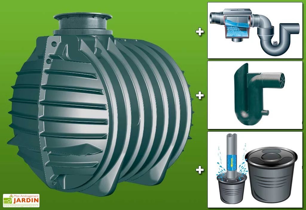 Kit Cuve Recuperateur Eau Enterree 6000 L – Image 5
