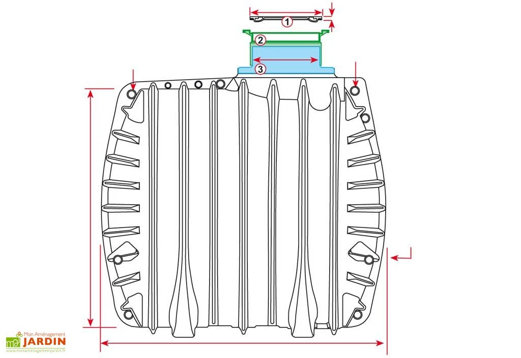Cuve Recuperateur Eau Enterree 6000 L – Image 2