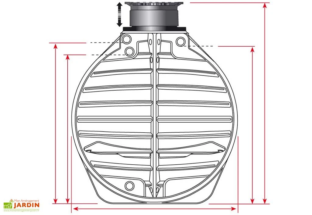 Cuve Recuperateur Eau Enterree 6000 L – Image 3