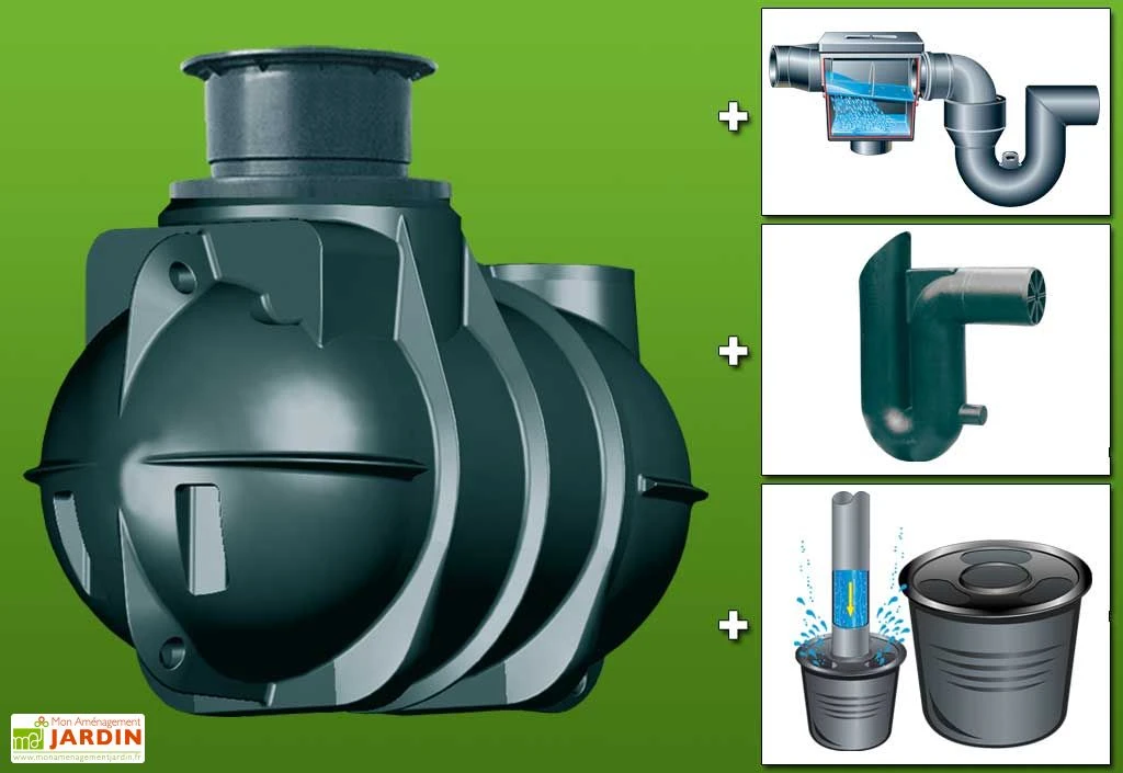 Kit Cuve Recuperateur Eau Enterree 2000 L – Image 5