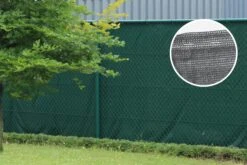 Ombra Toile D'ombrage 95% 1.0m X 10m Gris