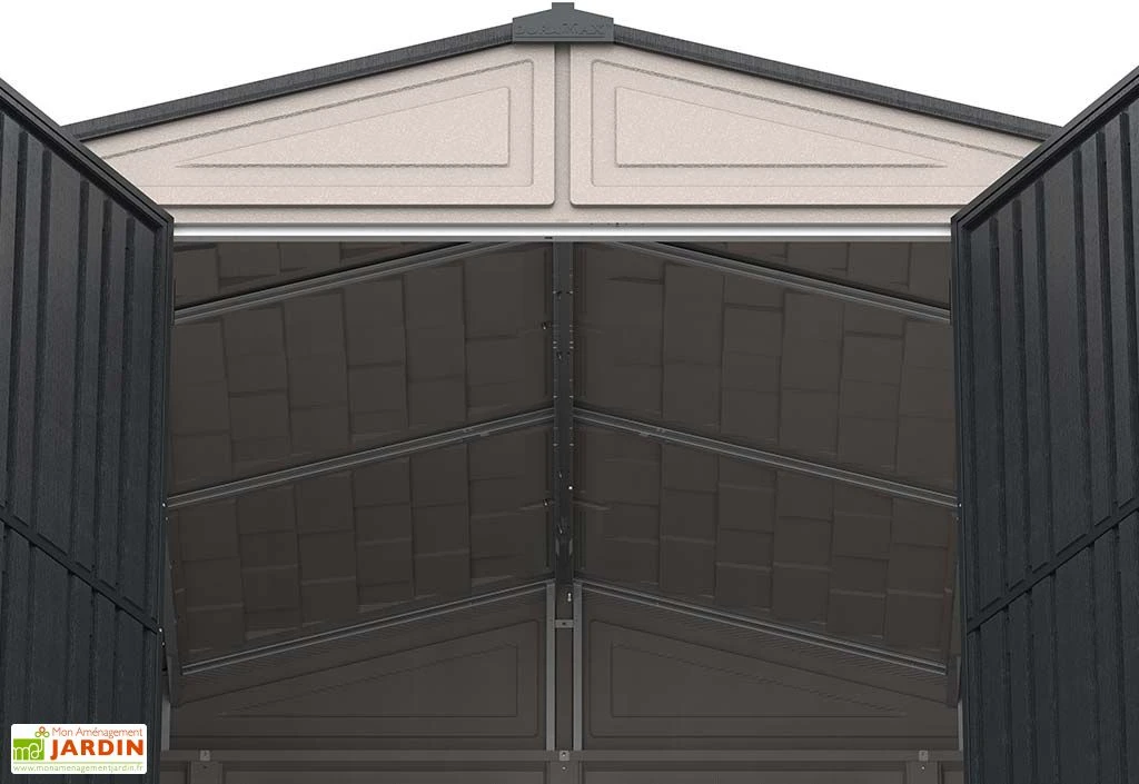 Abri De Jardin En PVC Duramax 8,05 M² Gris – Image 4