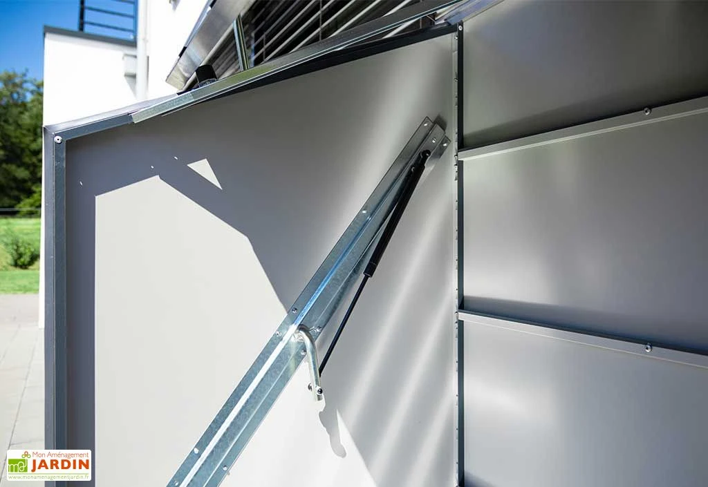 Abri à Vélos En Acier Galvanisé Anthracite 1,74 M² – Image 5
