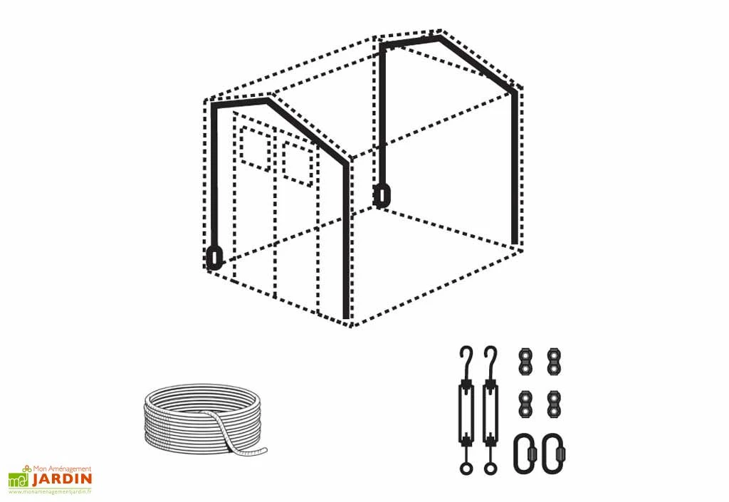 Kit D'Ancrage Pour Abri PVC Grosfillex – Image 2