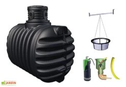 Garantia Cuve Enterrée Kit Récupérateur D'Eau Compact Confort 4Rain 2650 L