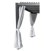 Kit De 2 Rideaux En Polyester Gris Perle Pour Pergolas Melbourne Et Brisbane - Couleurs Du Monde