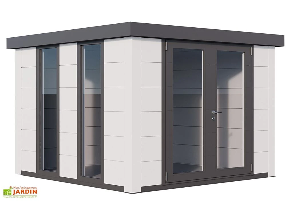 Abri De Jardin En Acier Galvanisé Double Porte Luminato - 8,8 M² – Image 4