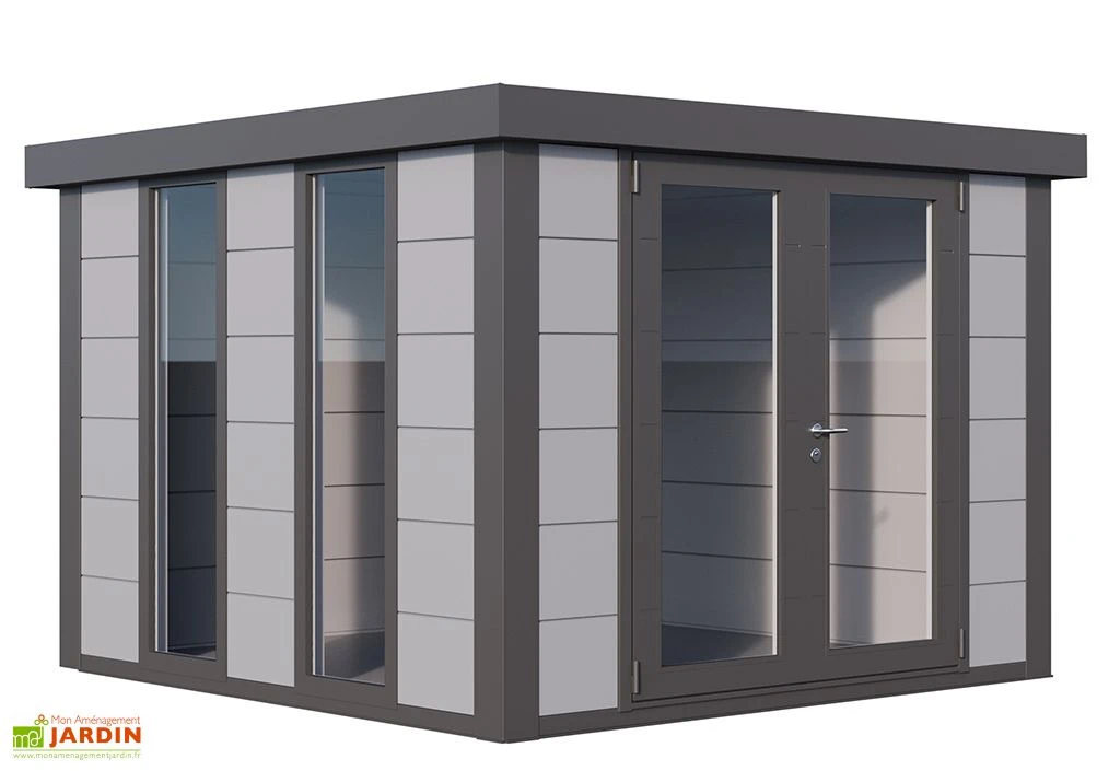 Abri De Jardin En Acier Galvanisé Double Porte Luminato - 8,8 M² – Image 2